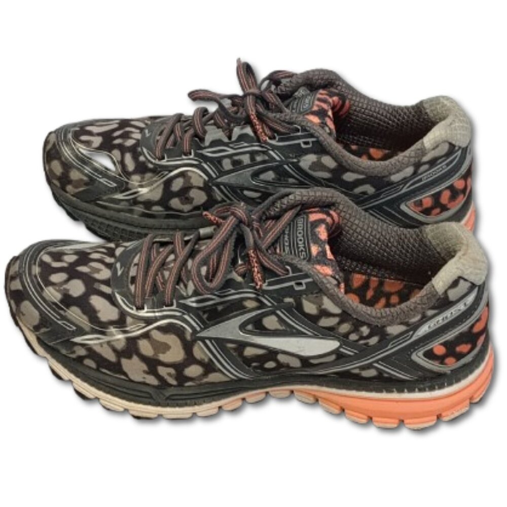 Brooks Ghost DNA 8TH Edition Leopard Print Running Shoes Women's Size 9 Width M - Picture 5 of 7